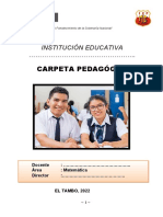 Carpeta Pedagogica 2022 Secundaria Materialesdidacticosnet