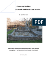 Cemetery Studies International Trends An