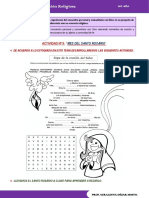 Actividad de Religión 9 - Primer Año - Mes Del Santo Rosario