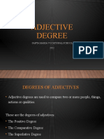 Adjective Degree