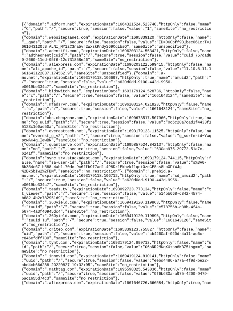 Cookie Data for Ad Tech Experts | PDF | Http Cookie | Computing