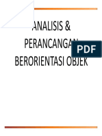 Analisa Dan Perancangan Berorientasi Objek 2022