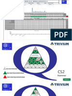 Registros semanais de inspeção de peças