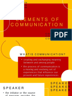 Communication and Its Elements
