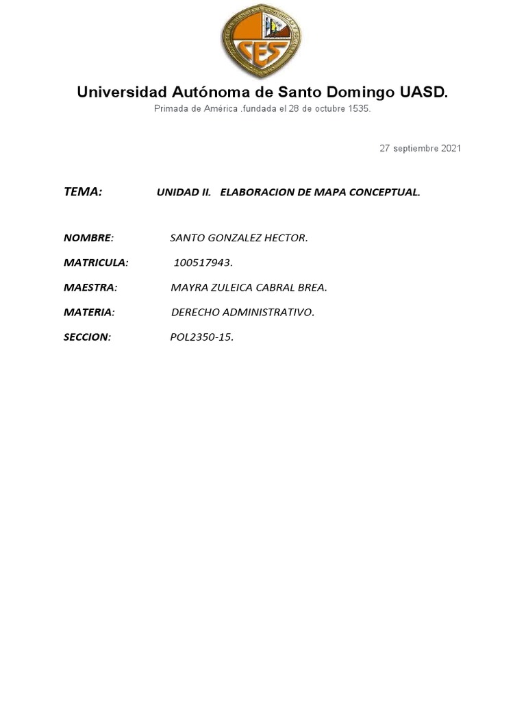 Mapa Conceptual de los Poderes del Estado | PDF | Administración ...