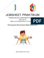 PBO - Pertemuan 1 - Praktik Pemrograman Berorientasi Objek Bahasa Java