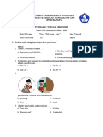 Pts Kelas Tema 2 Sub Tema 1 Dan 2