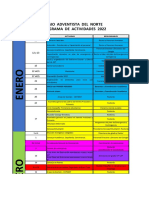 Cronograma de Actividades 2022