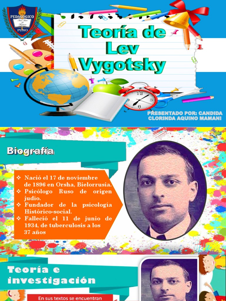 Biografía de Lev Vygotsky y su teoría | PDF