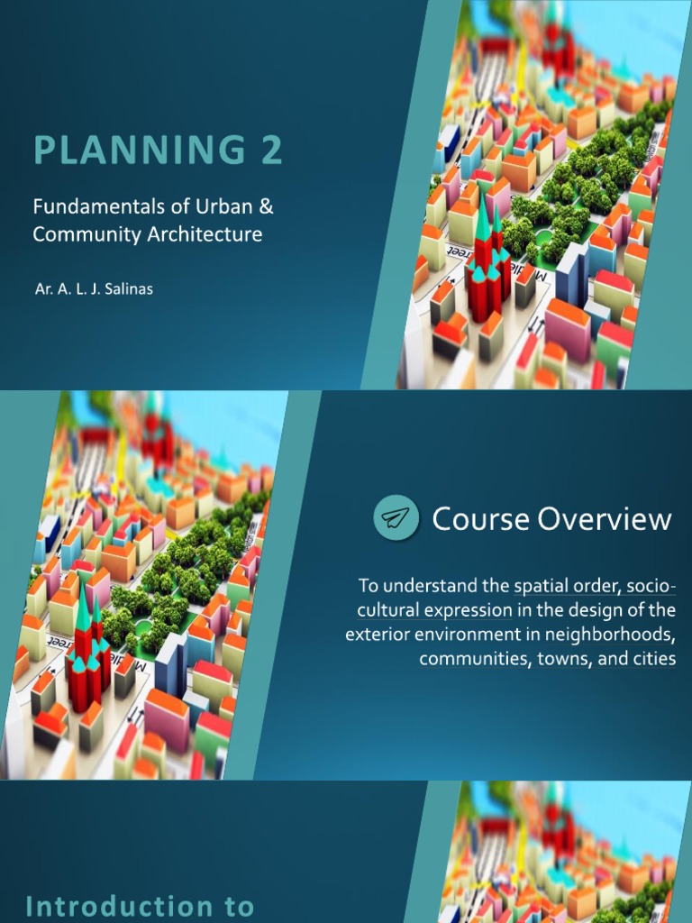 Planning 2 1 Pdf City Urban Design