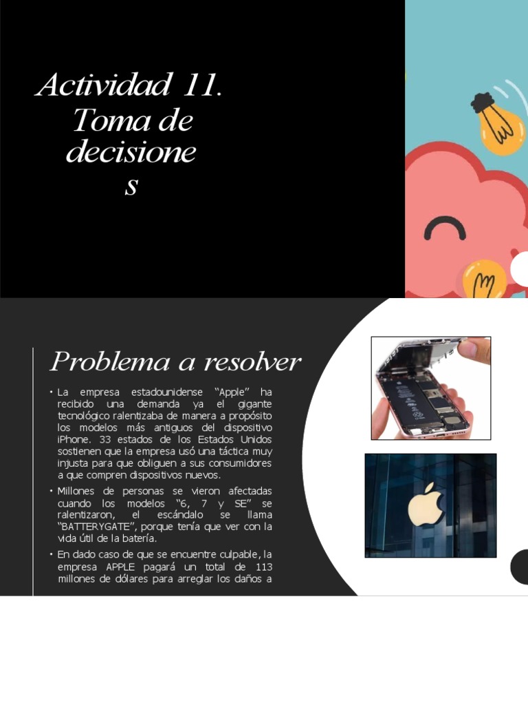 Actividad 11 - Taller de Planeación para La Toma de Decisiones | PDF
