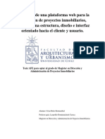 Desarrollo Plataforma Web Promocion Proyectos