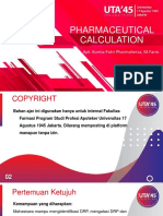 p7. Pharmaceutical Calculation