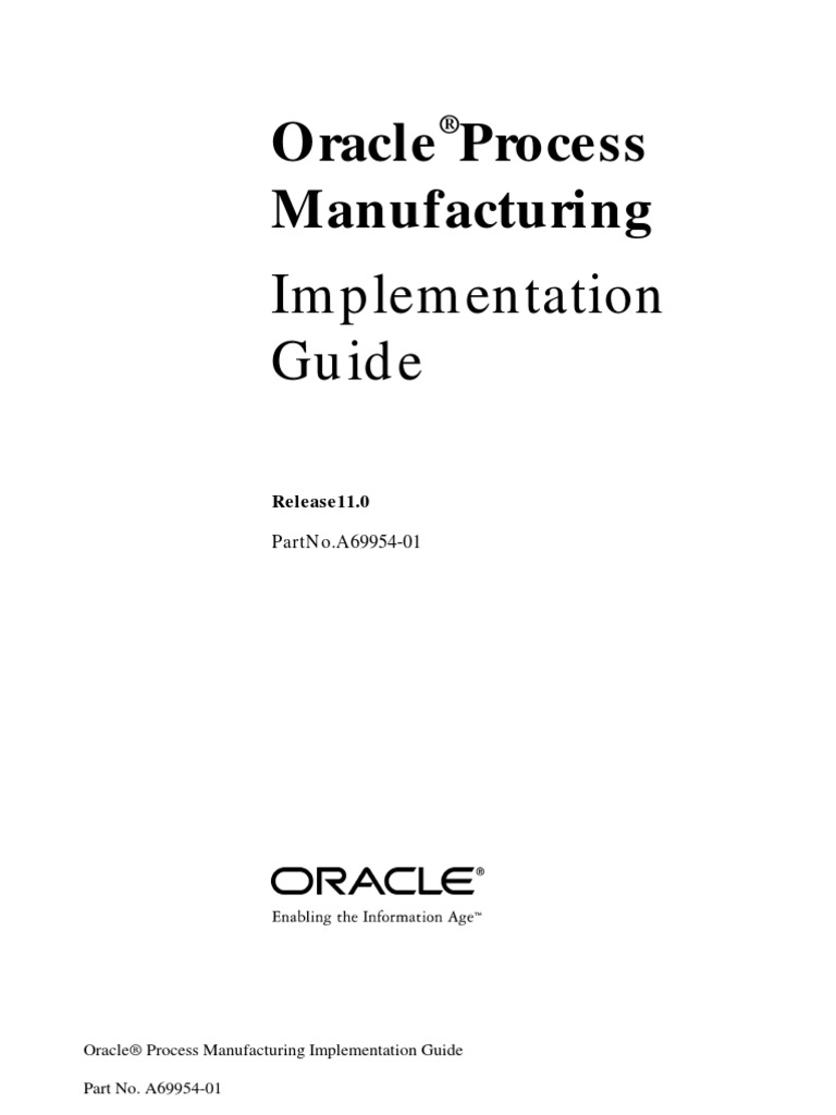 OPM Implementation Guide R11 | PDF | Oracle Database | Html