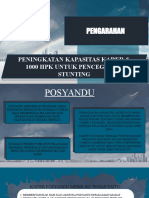 Peningkatan Kapasitas Kader & 1000 HPK Untuk Pencegahan Stunting