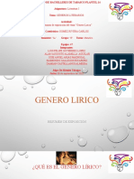 LITERATURA ResumenDeExposicion GeneroLirico.