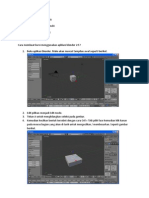 Membuat Gambar 3D Menggunakan Aplikasi Blender