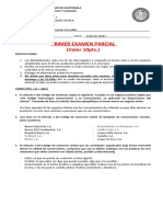Parcial Derecho Mercantil I 2021 (Virtual)