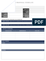 Business Project Proposal Template