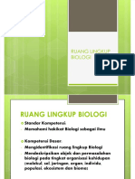 Pptruang Lingkup Biologi