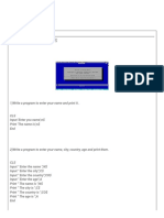 Easy Qbasic - Q-BASIC PROGRAMS