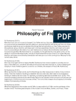 Transcripts The Philosophy of Freud Part I