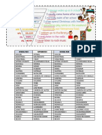 Prueba de Desempeño Ingles Sesion 1 Primer Grado