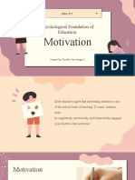 Educ 211 - Torralba - Motivation