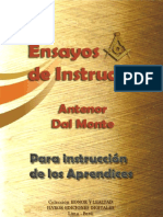 Ensayos de Instrucción Aprendiz Mason Dal Monte