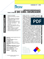 Citrus Do-1001 Degreaser TDS CT-378 (Spanish)