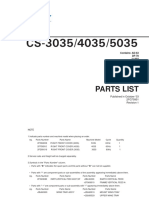 CS3035 - 4035 - 5035 Parts