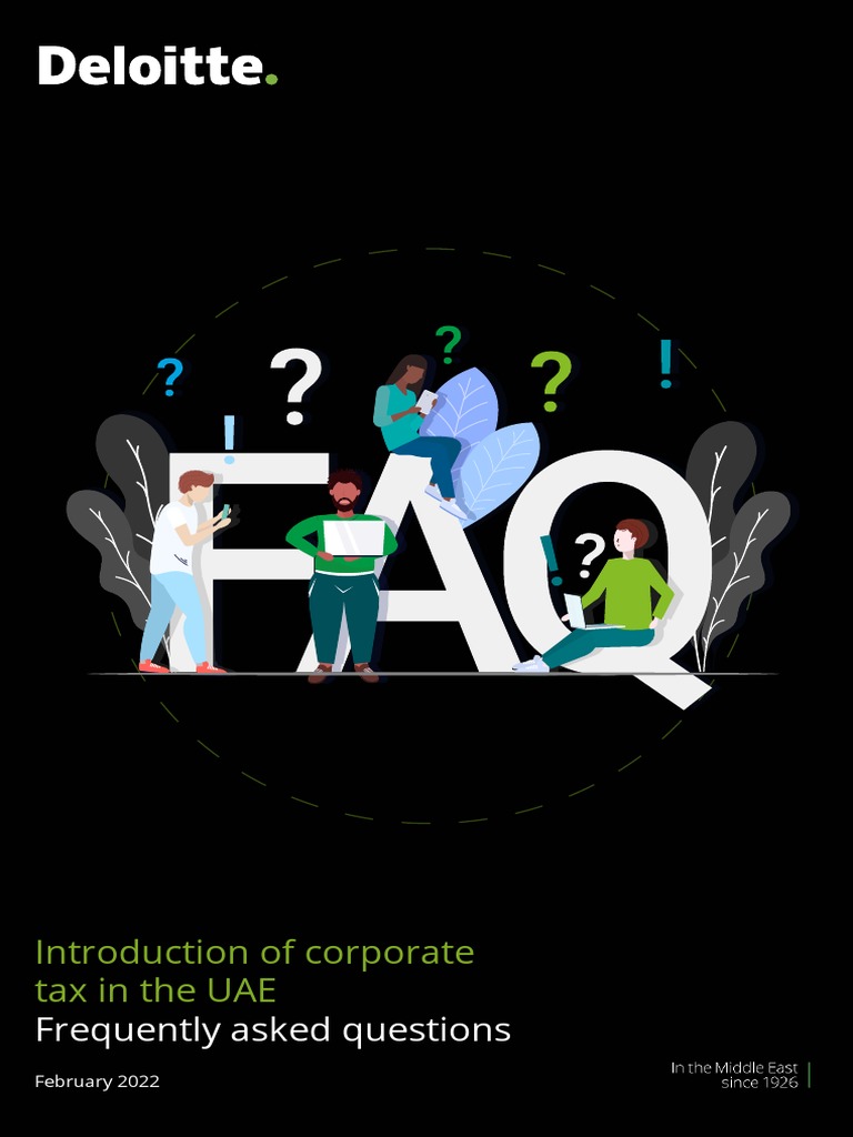 Deloitte Ae Corporate Tax Faq PDF Tax Deduction Taxes