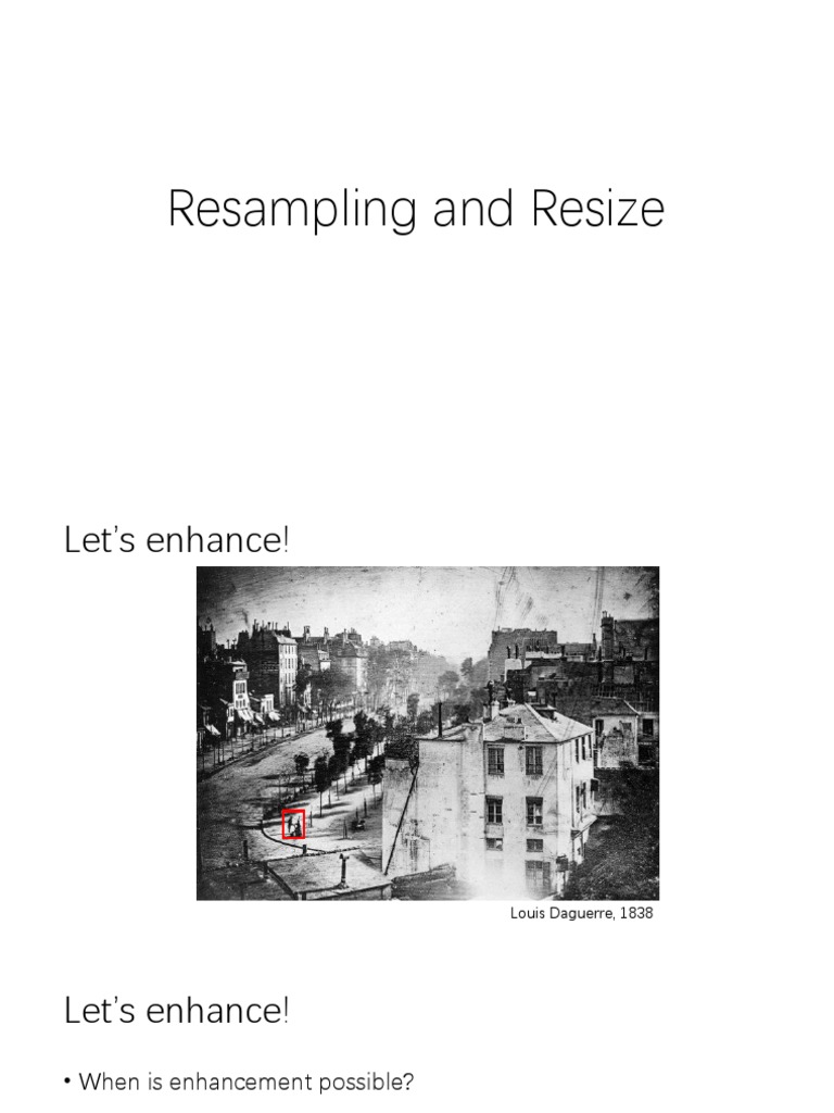 4 Resampling PDF Sampling (Signal Processing) Digital Signal