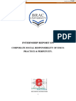 Internship Report On: Corporate Social Responsibility of Emcs: Practice & Perpetuity