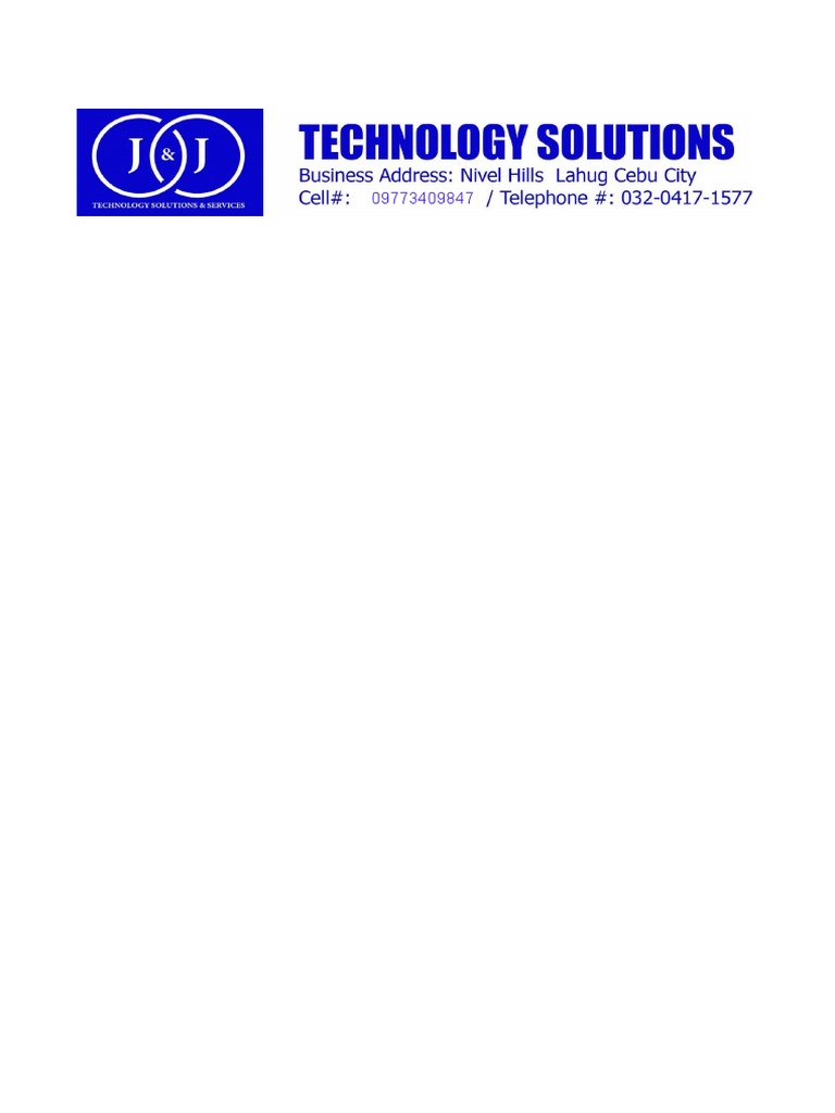 J&J Technology Solutions Overview | PDF | Security Alarm | Electronics