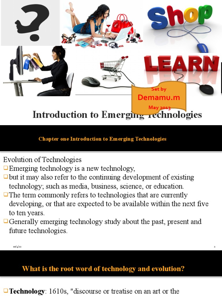 Emerging Technologies | PDF | Intelligence (AI) & Semantics ...