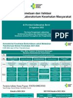 Sosialisasi Tool Assessment Labkesmas - Kalbar