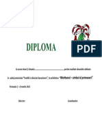 diploma martisor