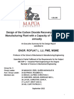 Group5 Design of CO2 Recovery Sys For Brewing MFG Plant ME158P-2 E02 ES