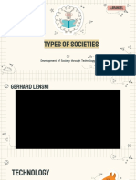 Types of Societies