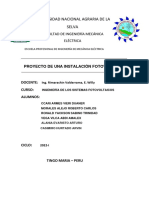 PROYECTO DE SISTEMAS FOTOVOLTAICOS (Grupo 5)