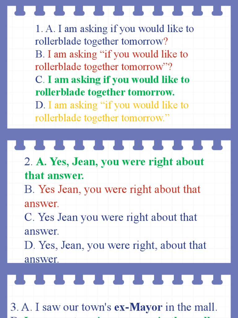 Grade 9 English PDF Comma Noun