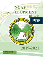 Barangay Development Plan (2019-2021)