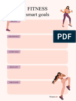 Fitness Smart Goals Template