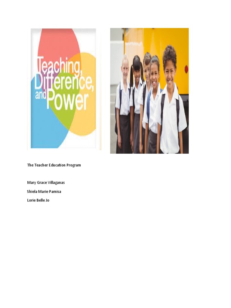 The Teacher Education Program - Pamphlet | PDF