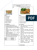 Resep PMT Penyuluhan Posyandu Puskesmas Kampung Paya