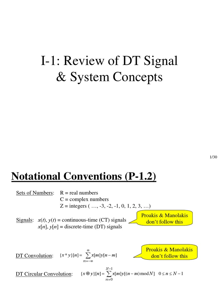 I-1 DSP Review - 2007 | PDF | Teaching Methods & Materials | Science ...