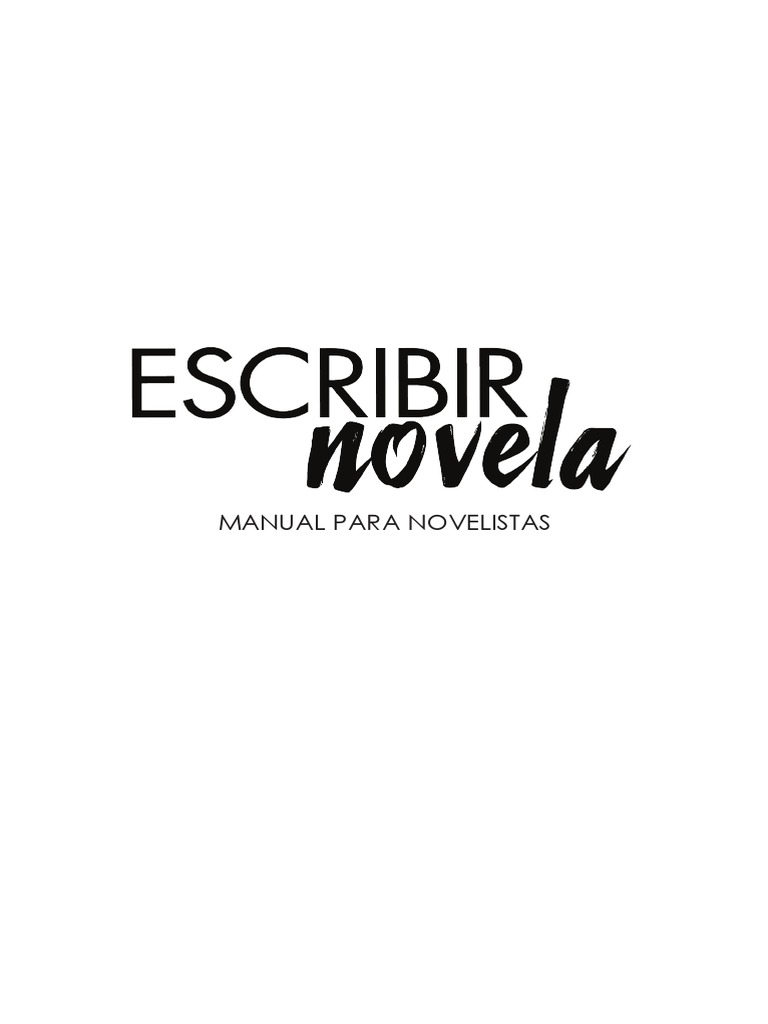 Escribir Novela | PDF | Publicación | Novelas