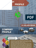 Contoh Company Profile Perusahaan Arsitektur