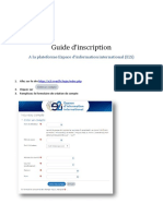 Guide D'inscription E2i